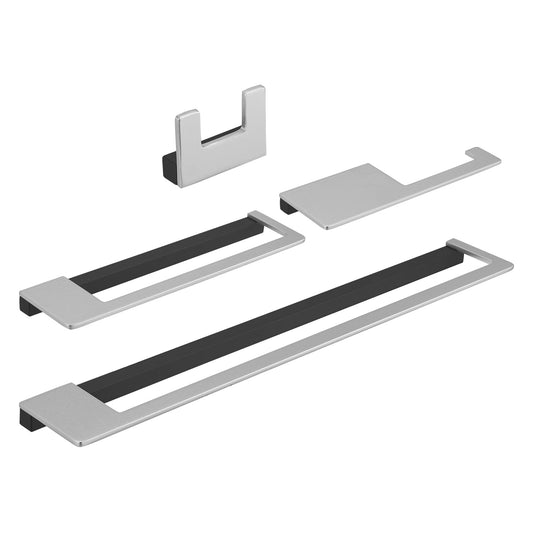 Bathroom Hardware Set 14-Piece Bath Hardware Set with Towel Bar, Towel Ring, Robe Hook, Toilet Paper Holder in Black Gold